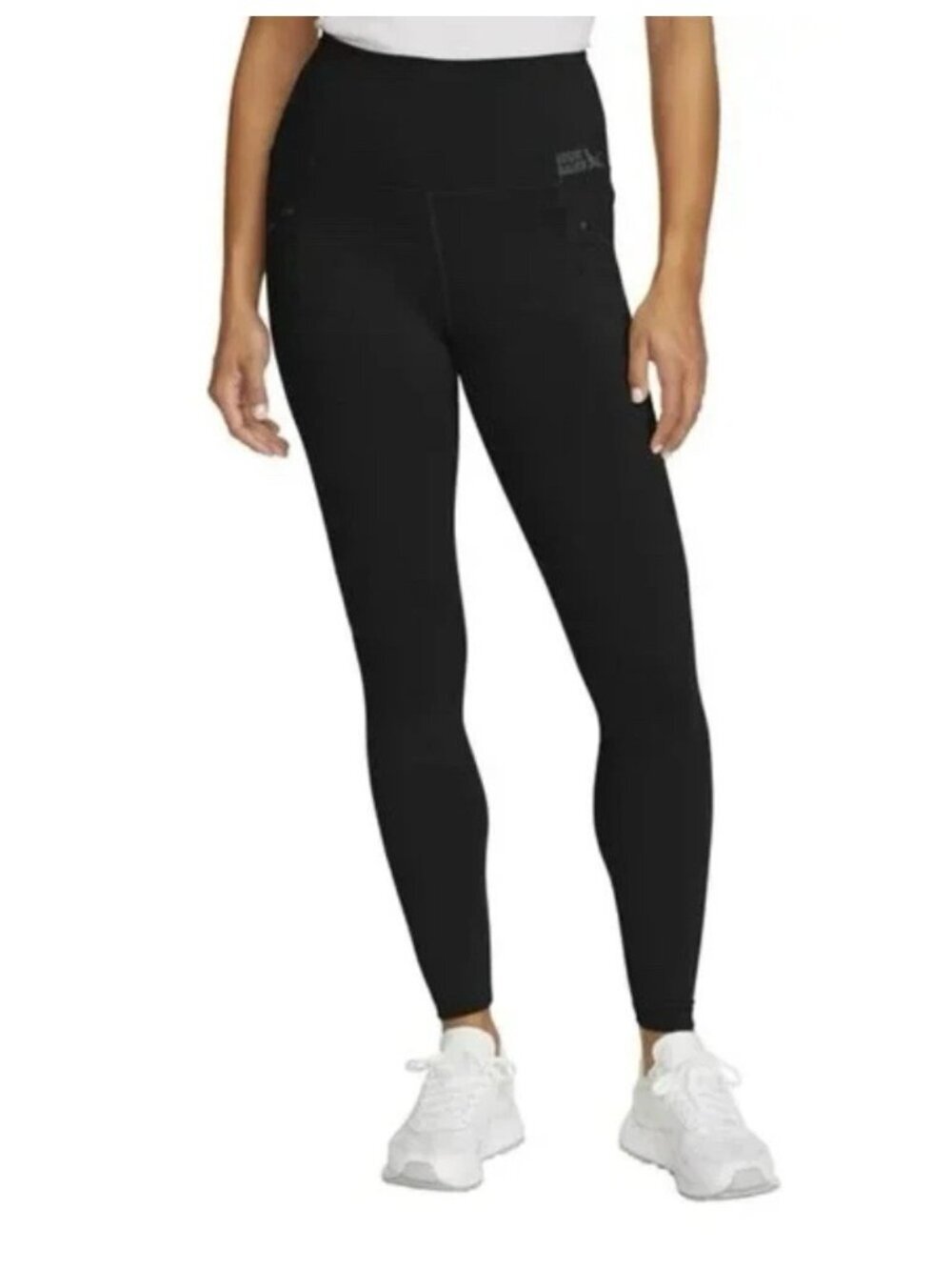 NWT Eddie Bauer Women's S Trail Tight Pants High-Rise Black Zip pockets P0631